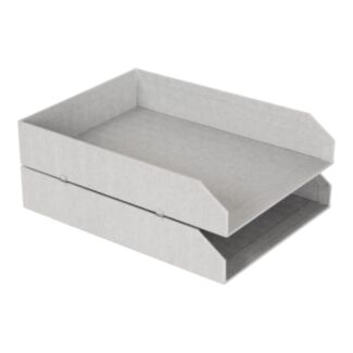 Organizér na dokumenty HAKAN ze 100% recyklovatelného papíru, 6x23x31 cm, 2 ks - Hover