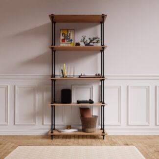 Kovové regály v industriálním stylu DECO, 185x85x35 cm - Hover