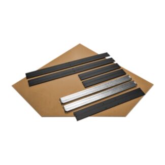 Extra police pro rohový bezšroubový kovový regál RIVET s HDF policí, 90x45x64,5 cm
