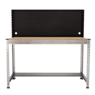 BULLRACK pracovní stůl s panelem na nářadí 150x150x60 cm
