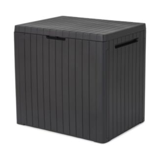 Zahradní plastový úložný box City Storage Box 113 l, černý