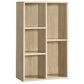 Bücherregal mit 5 Fächern Holzoptik