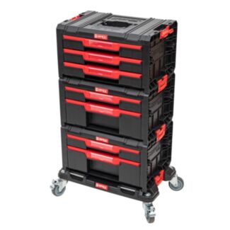 Mobilní vozík na nářadí Qbrick System PRO se zásuvkami - Hover