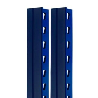 2x Stojiny T pro bezšroubové kovové regály 250x7x4 cm - Hover
