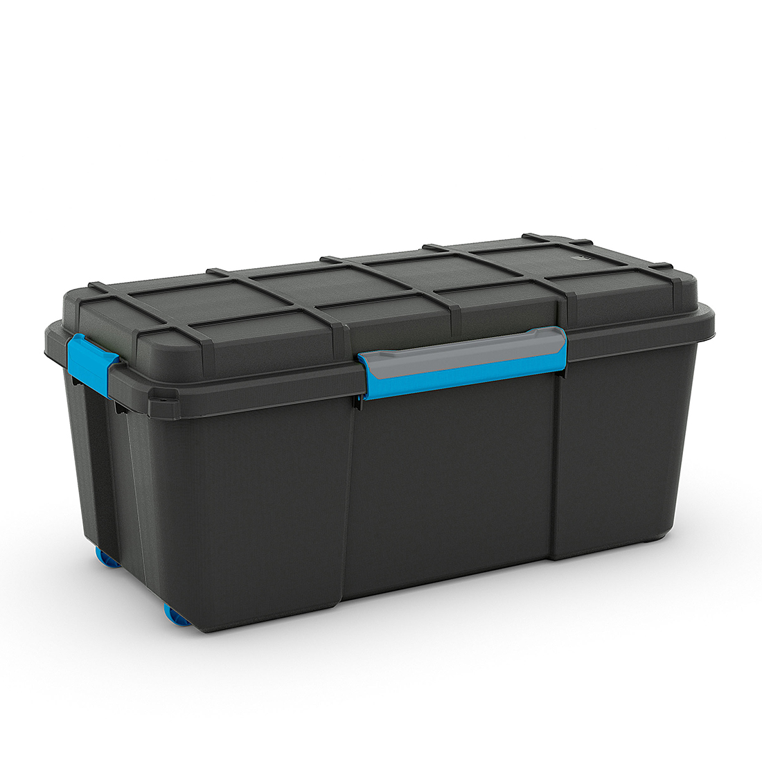 Úložný box z recyklovaného plastu s víkem Scuba L 74 l, 35x78x39,5 cm
