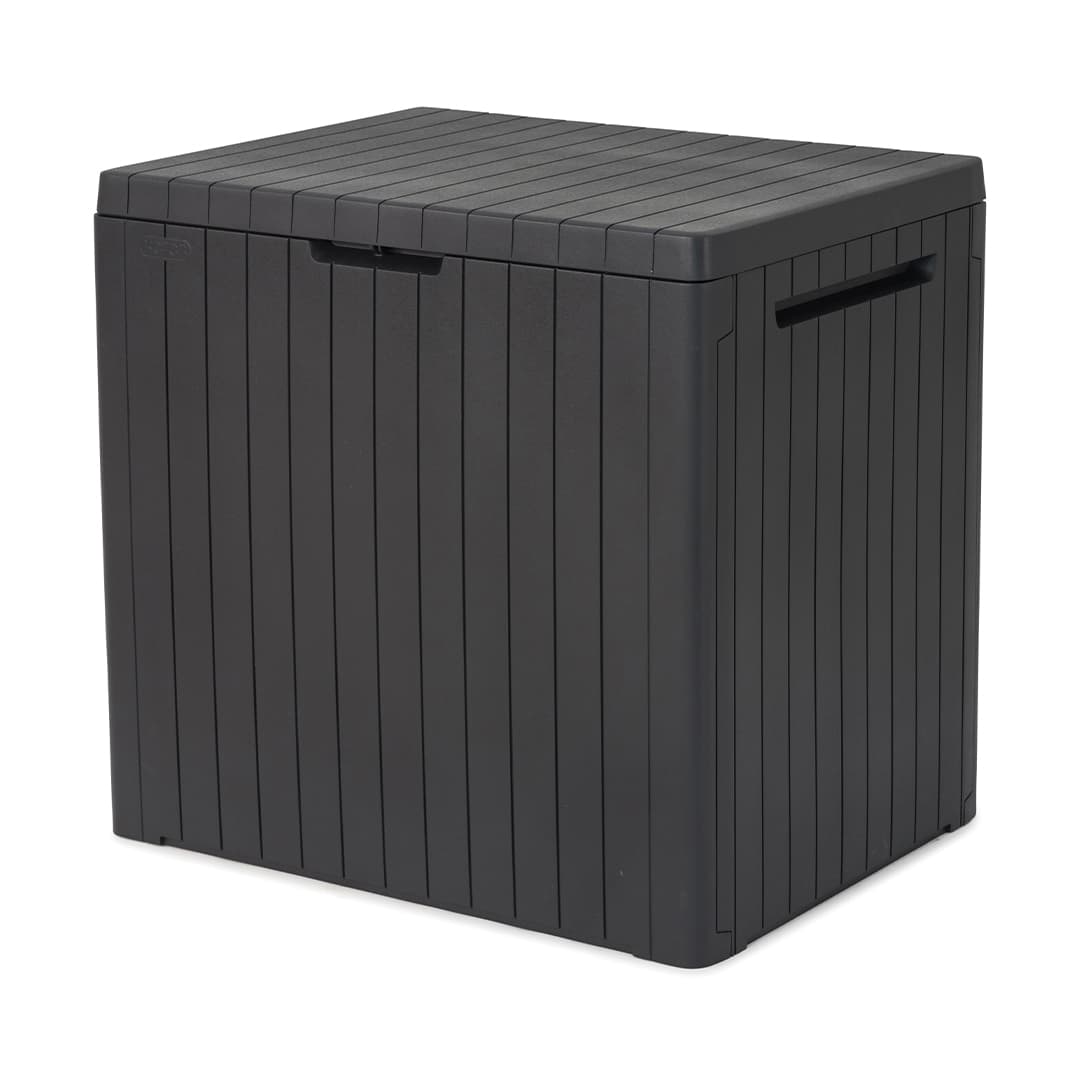 Zahradní plastový úložný box City Storage Box 113 l, černý