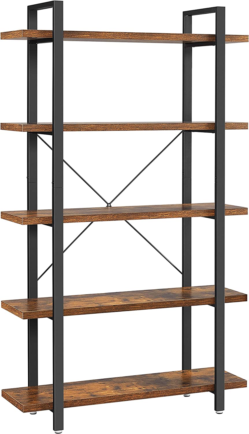 Stabilní stojící regál, 5 polic, 177,5x105x33,5 cm