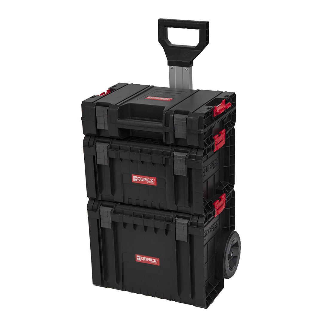 Mobilní dílenská sada: Qbrick System PRO vozík, toolbox a kufr na nářadí